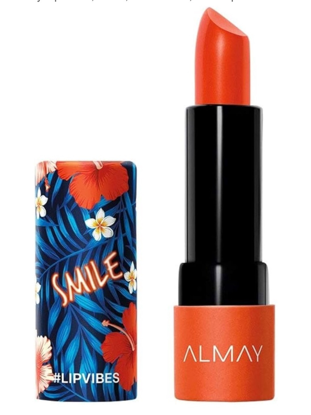 Almay Lipstick - Bright Coral Orange - #160 Smile - Lip Vibes